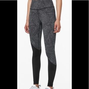 Lululemon wunder speed asymmetrical tight